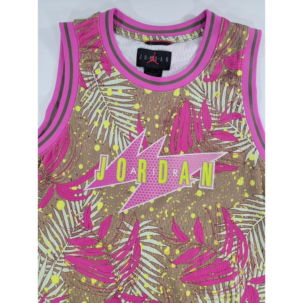 Nike Air Jordan Wings South Beach Tropical Jersey Tank Top Men Size Small EUC - Picture 3 of 7